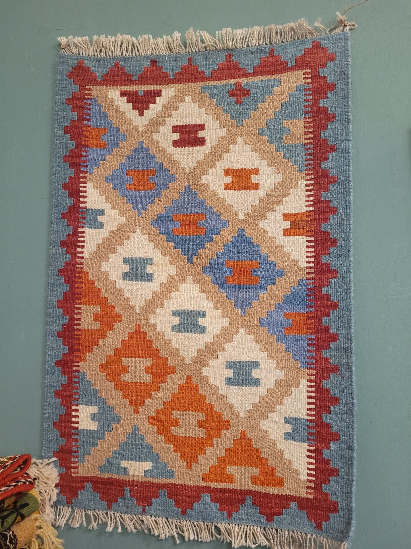 Persian kelim Qashqai pattern (100×60 cm)