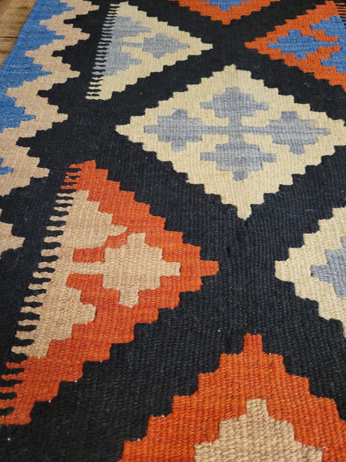 Perzische Qashqai Kelim (91 × 62 cm)