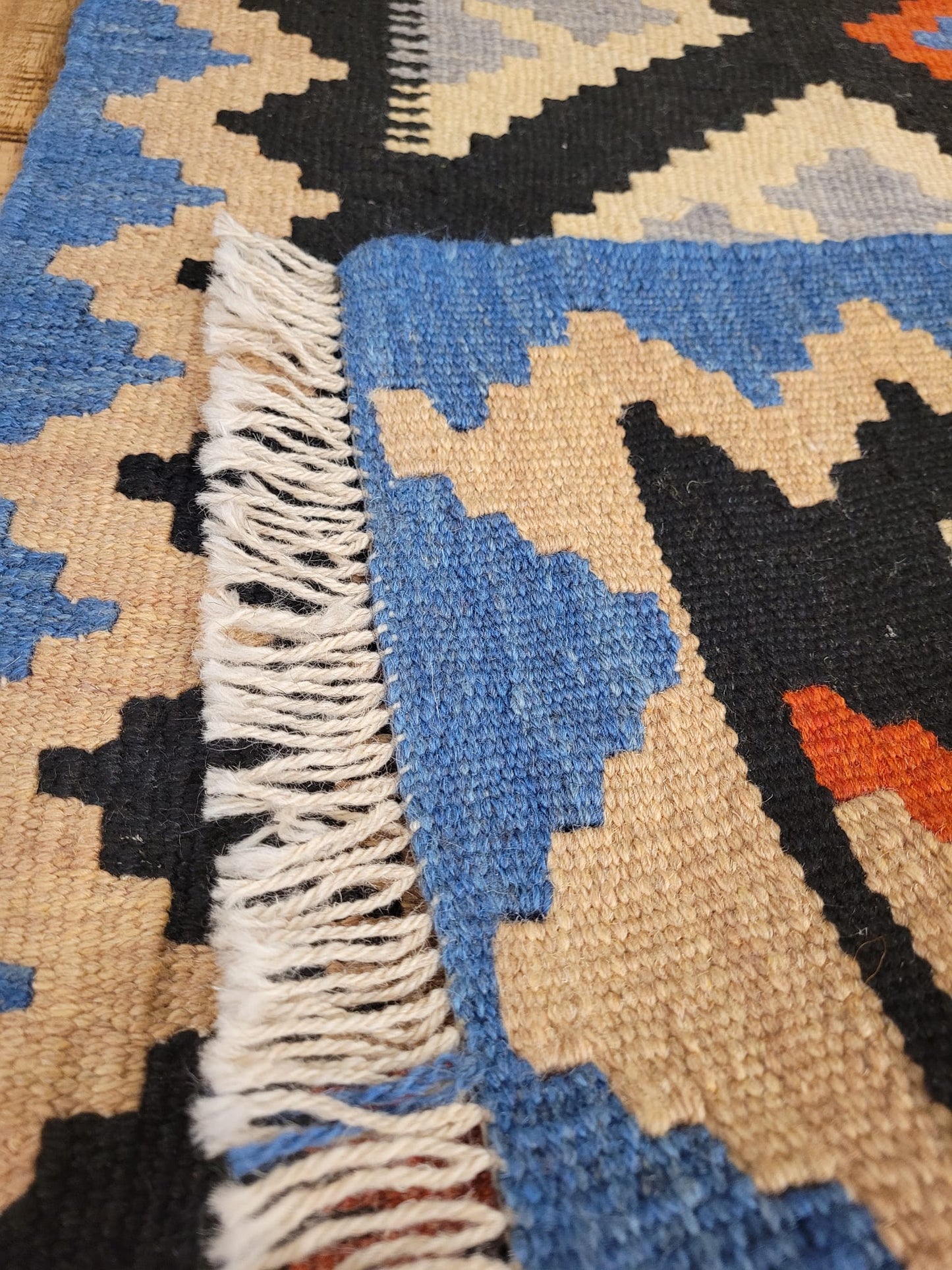 Perzische Qashqai Kelim (91 × 62 cm)